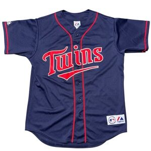 Minnesota Twins Majestic Johan Santana Jersey Size Medium